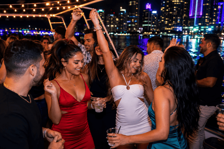 Miami Party Cruises with Drinks around Biscayne Bay