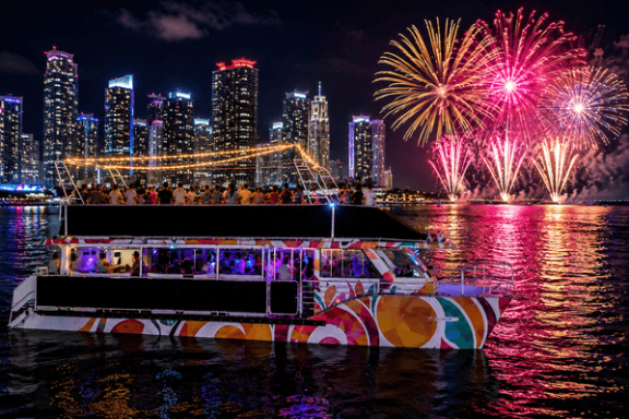 Miami 4th of July Fireworks Cruise - Miami Sightseeing Cruises