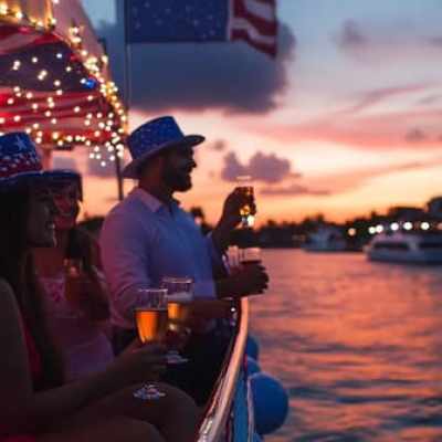 Miami 4th of July Fireworks Cruise with Drinks